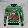 Pickup Truck Red Car Ugly Christmas Sweater