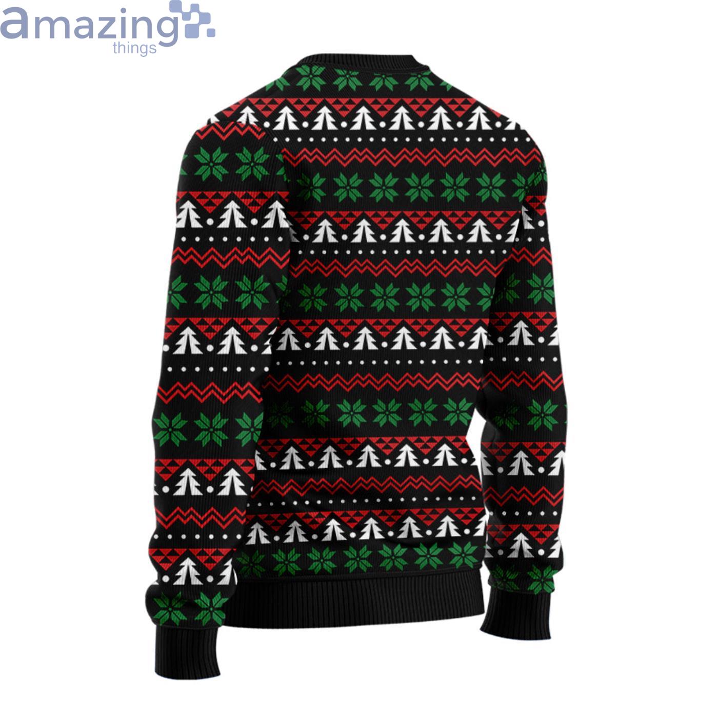 Pig Gorgeous Reindeer Pine Tree Christmas Ugly Sweater image Pig Gorgeous Reindeer Pine Tree Christmas Ugly Sweater Product Photo 2