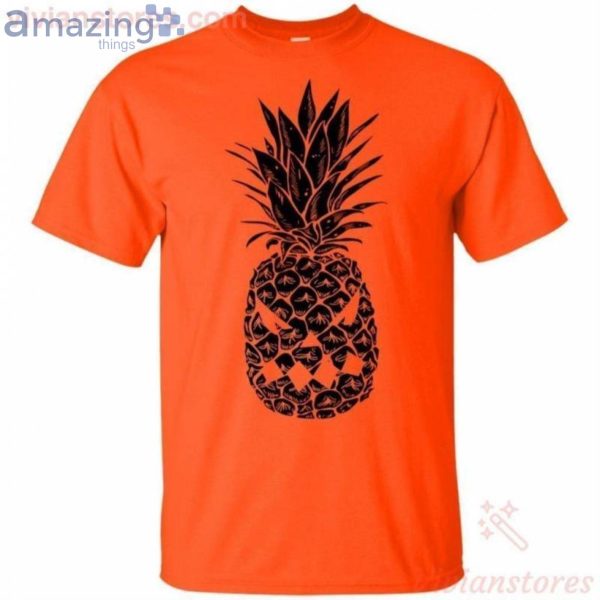 Pineapple Pumpkin Halloween Funny T-Shirt Product Photo 2