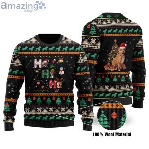 Pitbull Ho Ho Ho Christmas Ugly Sweater