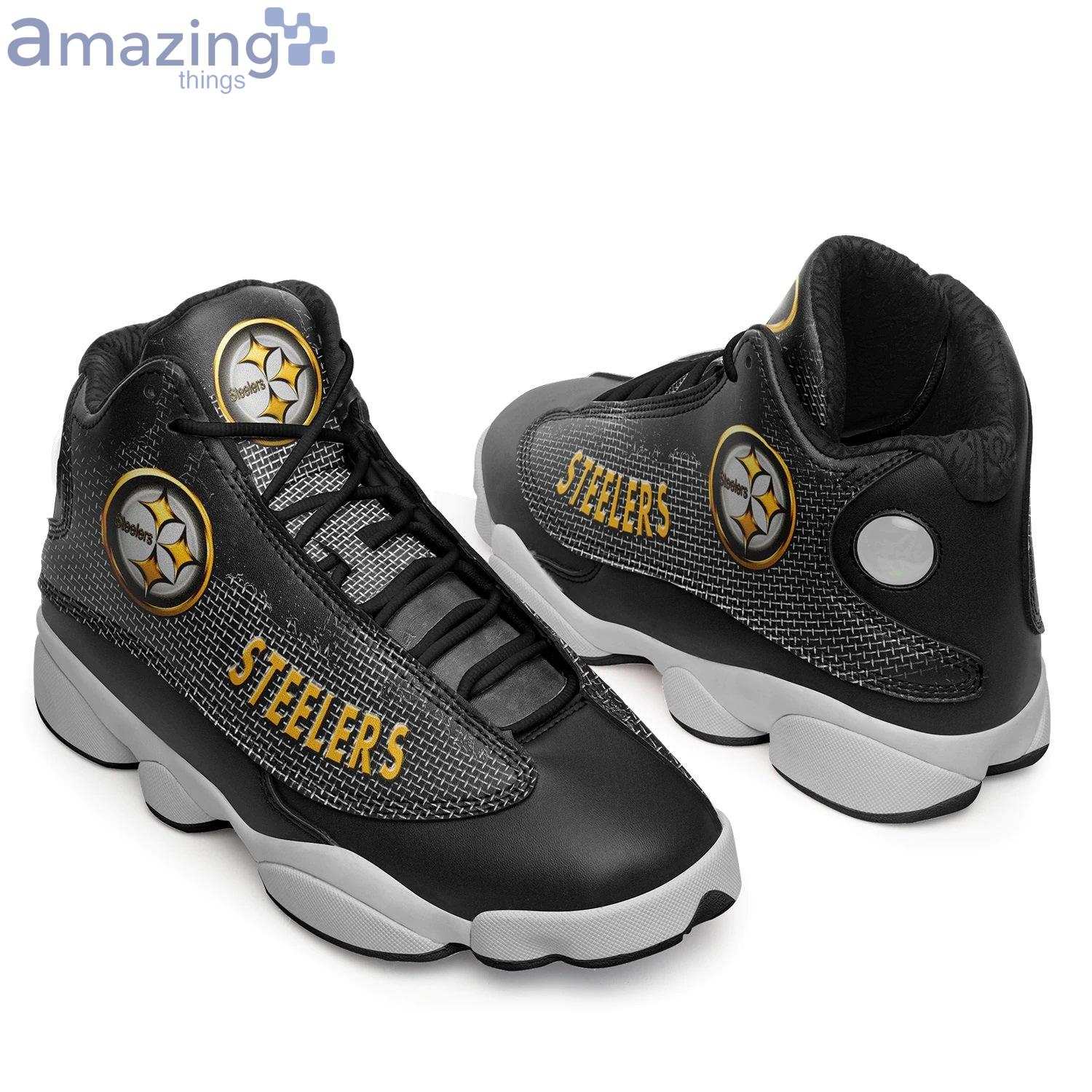 Pittsburgh Steelers Fans Air Jordan 13 Sneaker Shoes Product Photo 1