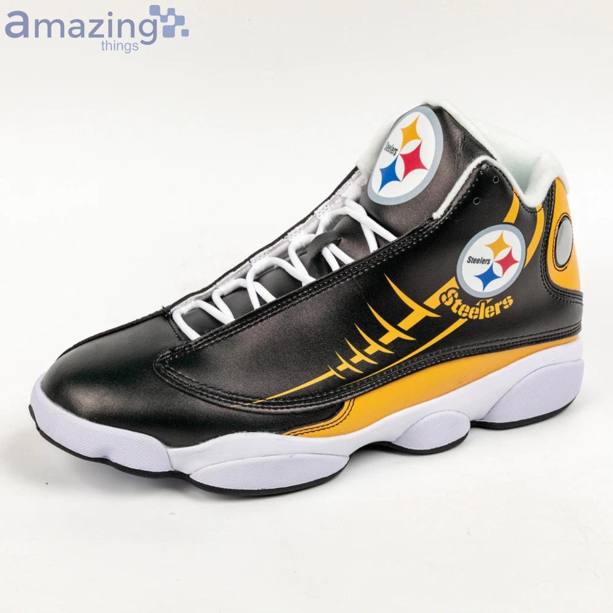Pittsburgh Steelers Team Air Jordan 13 Sneaker Shoes For Fans Product Photo 1