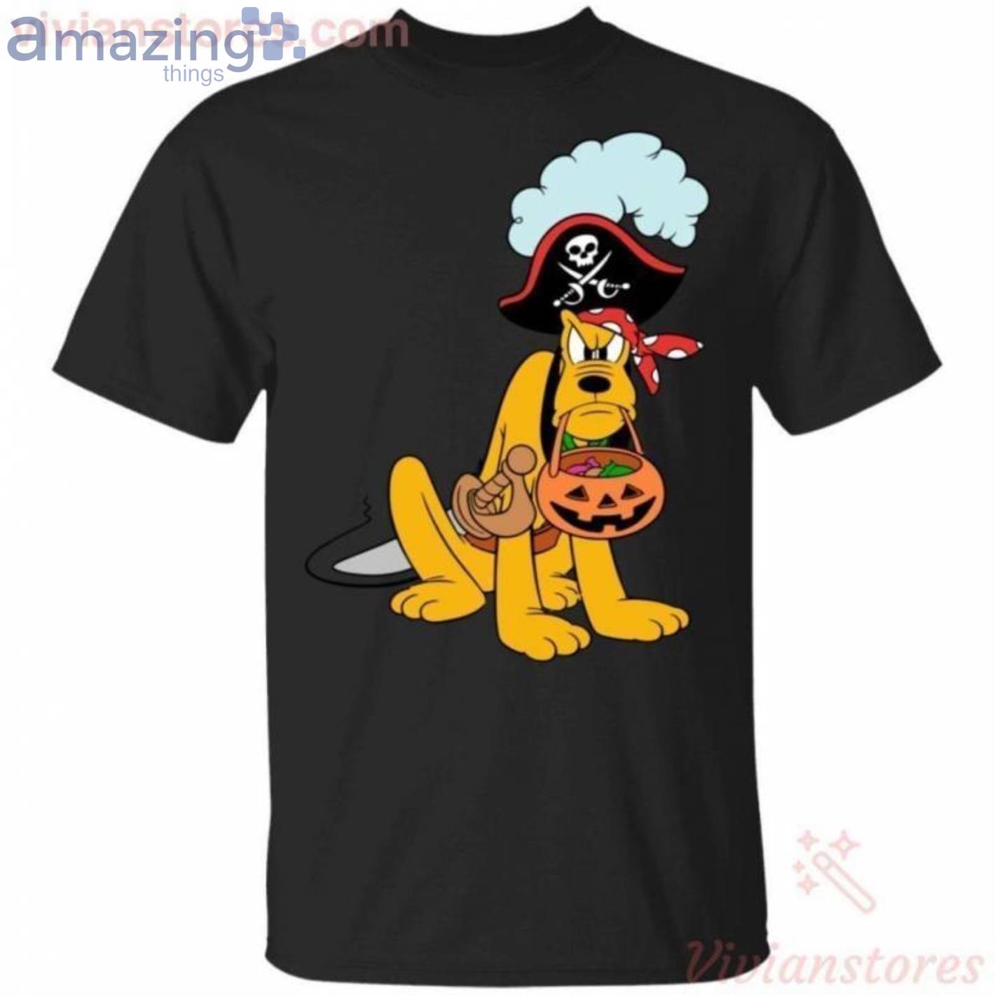 Pluto Pirate Halloween Halloween T-Shirt Product Photo 1