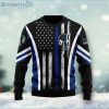 Police American Ugly Christmas Holiday Sweater