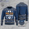 Police Navidad Knit Sweater For Men And Women