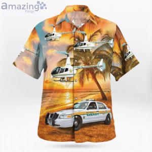 Polk County Sheriff Ford Police Interceptor & R66 Hawaiian Shirt image Polk County Sheriff Ford Police Interceptor & R66 Hawaiian Shirt Product Photo 4
