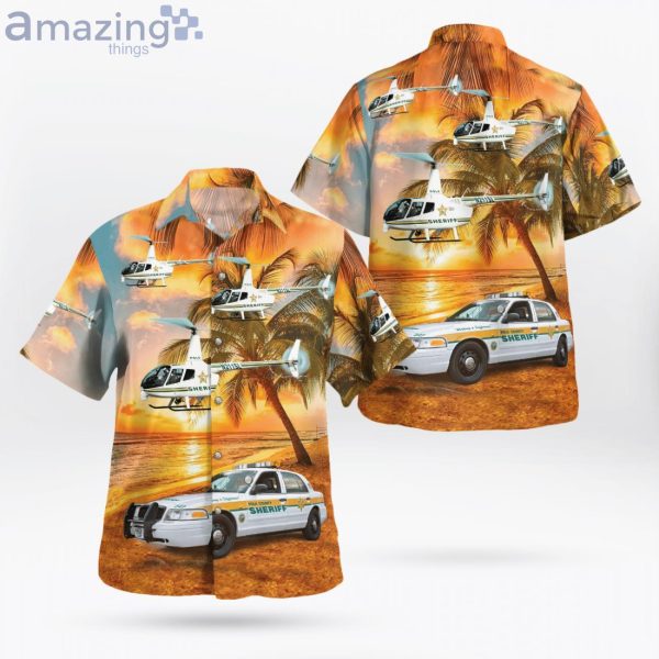 Polk County Sheriff Ford Police Interceptor & R66 Hawaiian Shirt Product Photo 1