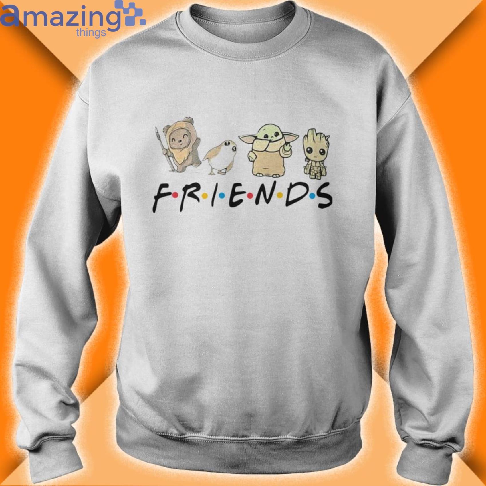 Baby Yoda and Baby Groot Friends TV show shirt, hoodie, sweater