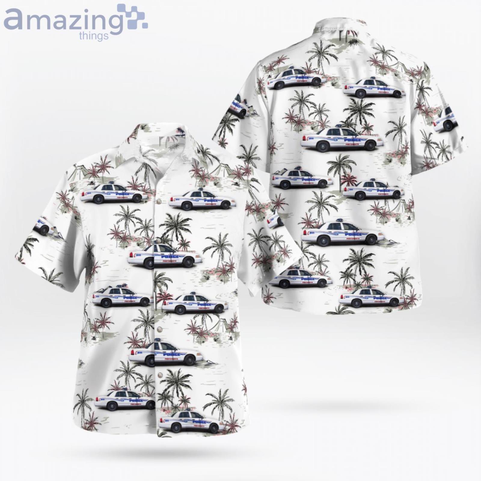Portsmouth Ohio Police Department 2006 Ford Police Interceptor Hawaiian Shirt image Portsmouth Ohio Police Department 2006 Ford Police Interceptor Hawaiian Shirt Product Photo 1 Product photo 1