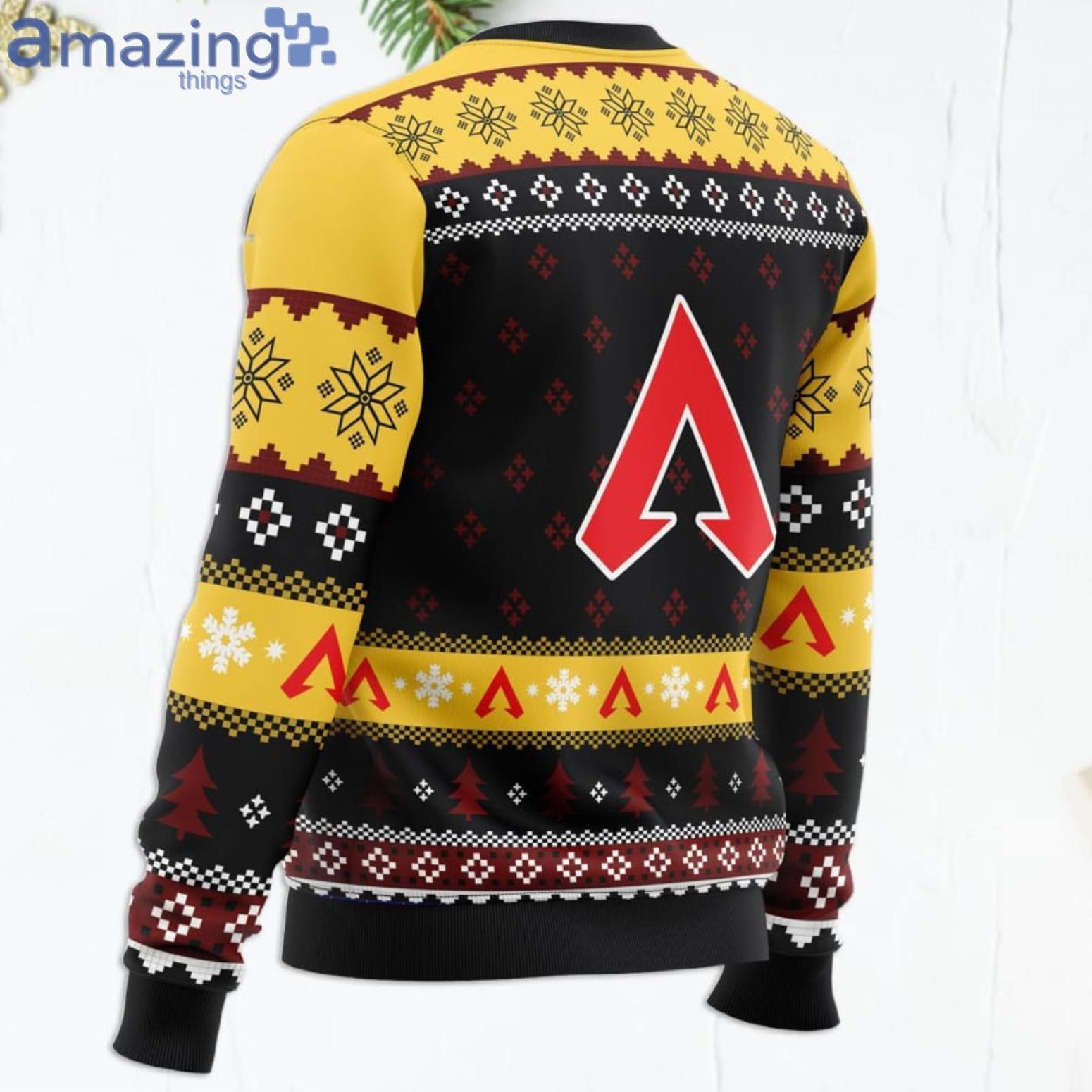 Predator Rank Apex Legends Funny Christmas Gift Ugly Christmas Sweater image Predator Rank Apex Legends Funny Christmas Gift Ugly Christmas Sweater Product Photo 3