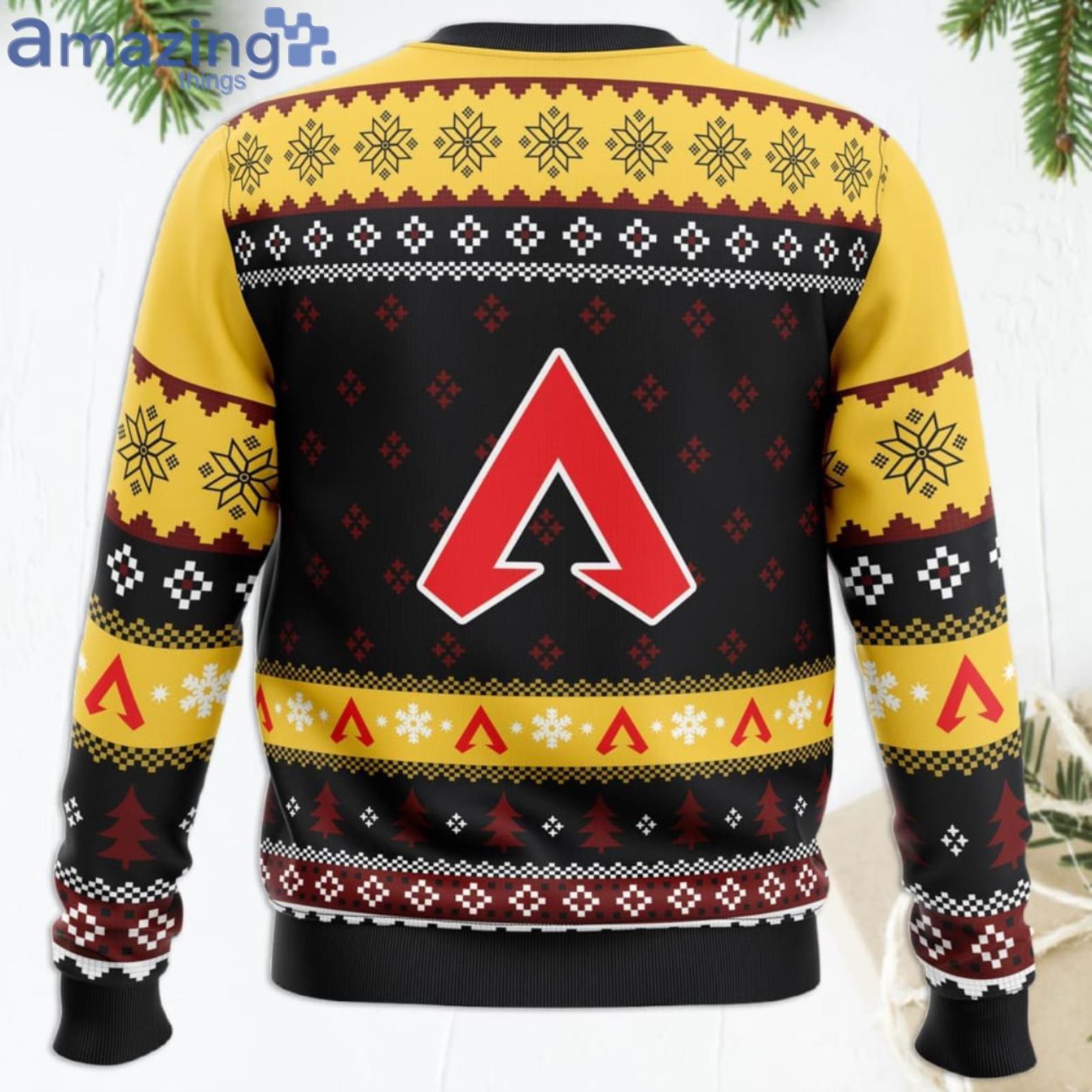 Predator Rank Apex Legends Funny Christmas Gift Ugly Christmas Sweater image Predator Rank Apex Legends Funny Christmas Gift Ugly Christmas Sweater Product Photo 4