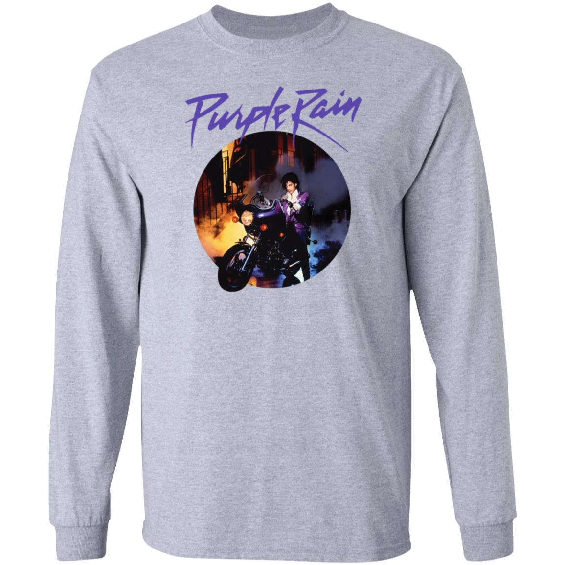 Prince Purple Rain T Shirt Hoodie Sweatshirt Long Sleeve image Prince Purple Rain T Shirt Hoodie Sweatshirt Long Sleeve