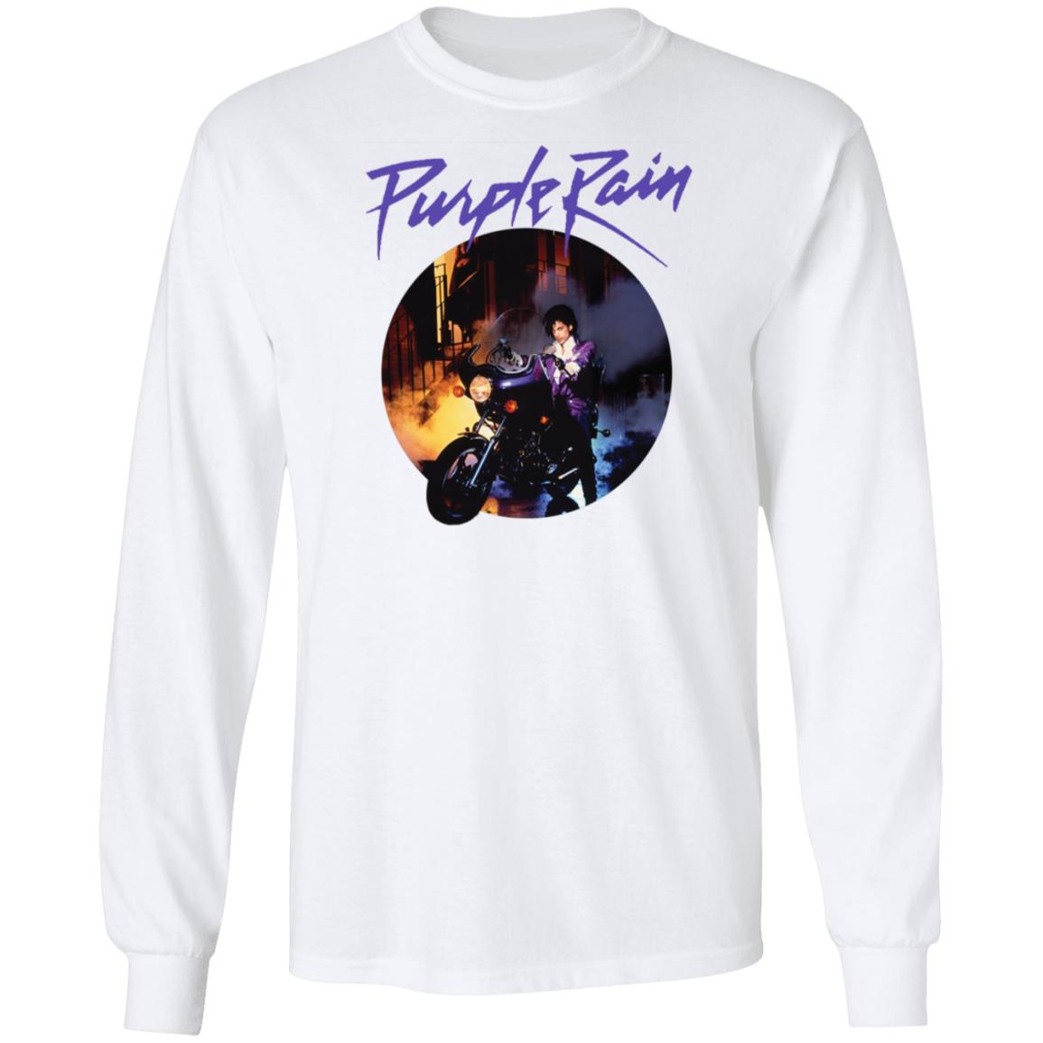 Prince Purple Rain T Shirt Hoodie Sweatshirt Long Sleeve image Prince Purple Rain T Shirt Hoodie Sweatshirt Long Sleeve