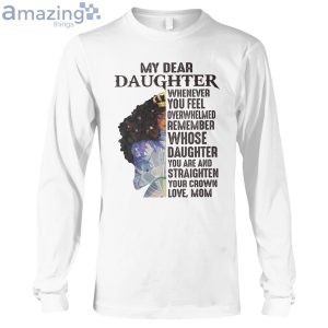 Princess My Dear Daughter T-Shirt Long Sleeve Tee Product Photo 2
