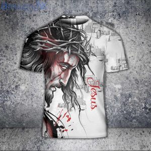 Proud Trucker Christian Gift Truck Driver Father God Faith Christ Jesus 3D T-Shirt Product Photo 4