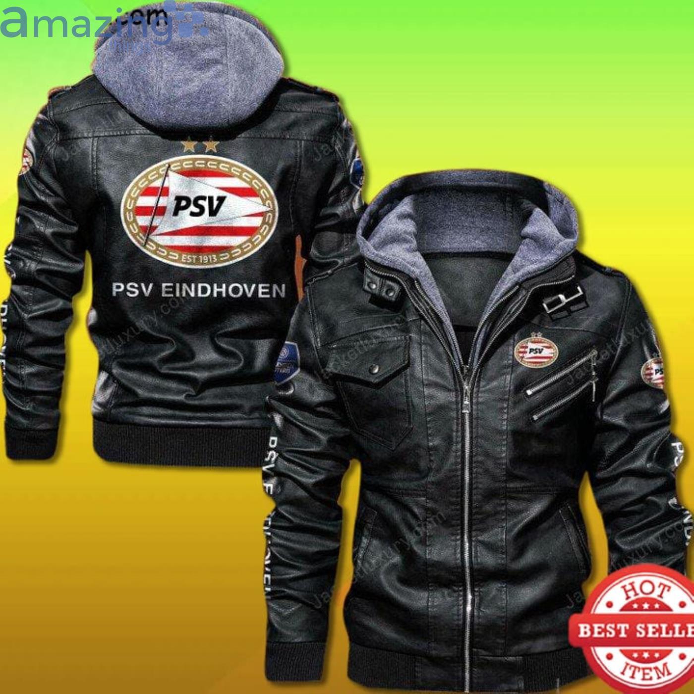PSV Eindhoven Leather Jacket Product Photo 1 PSV Eindhoven Leather Jacket Product Photo 1
