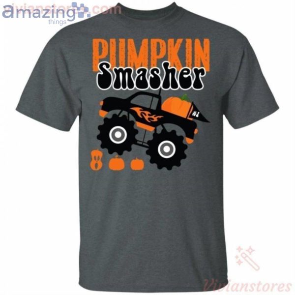 Pumpkin Smasher Jeep Halloween Funny T-Shirt Product Photo 2
