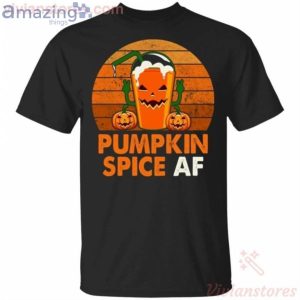 Pumpkin Spice Af Halloween T-Shirt Product Photo 1