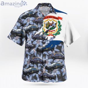 Purple Flover West Virginia Ford Police Car Lover Hawaiian Shirt image Purple Flover West Virginia Ford Police Car Lover Hawaiian Shirt Product Photo 2