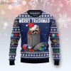 Raccoon Lover Merry Trashmas Ugly Christmas Holiday Sweater