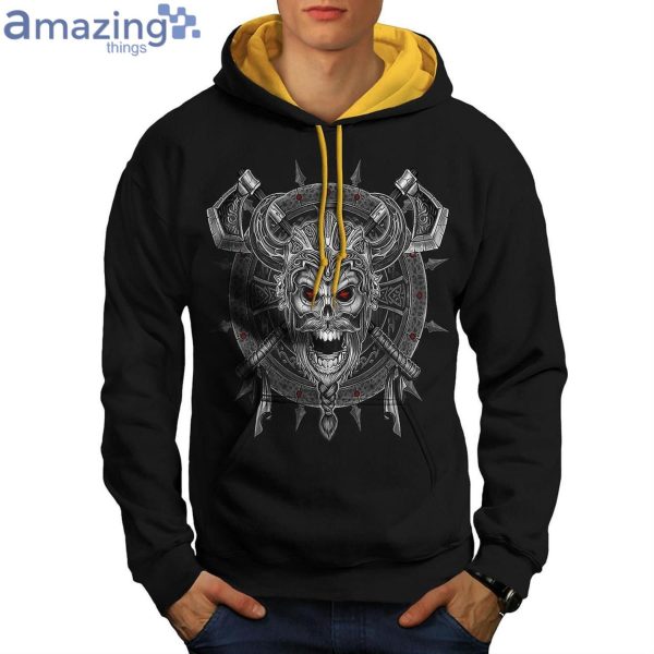 Red Eye Death War Horror Men Black All Over Print 3D Hoodieproduct photo 2