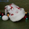 Red Reindeer Pattern Christmas Santa Hat For Dult And Child