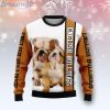 Rescued English Bulldog Dog Lover Ugly Christmas Sweater