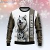 Rescued Siberian Husky Dog Lover Ugly Christmas Sweater