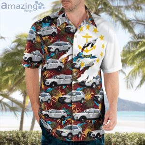Rhode Island Ford Police Tropical Car Lover Hawaiian Shirt Product Photo 3