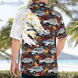 Rhode Island Ford Police Tropical Car Lover Hawaiian Shirt Product Photo 4