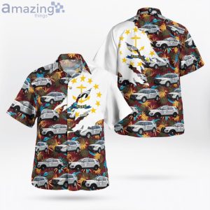 Rhode Island Ford Police Tropical Car Lover Hawaiian Shirt Product Photo 1