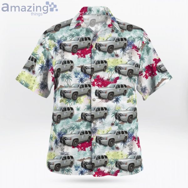 Rhode Island State Police Chevrolet Tahoe Hawaiian Shirt Product Photo 2