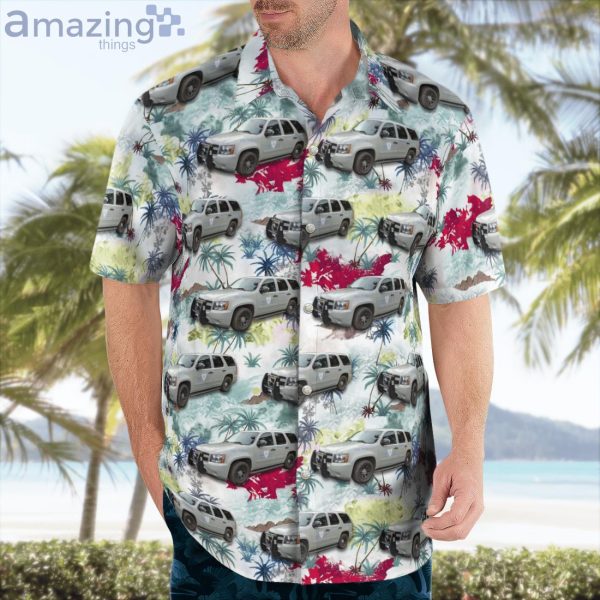 Rhode Island State Police Chevrolet Tahoe Hawaiian Shirt Product Photo 3