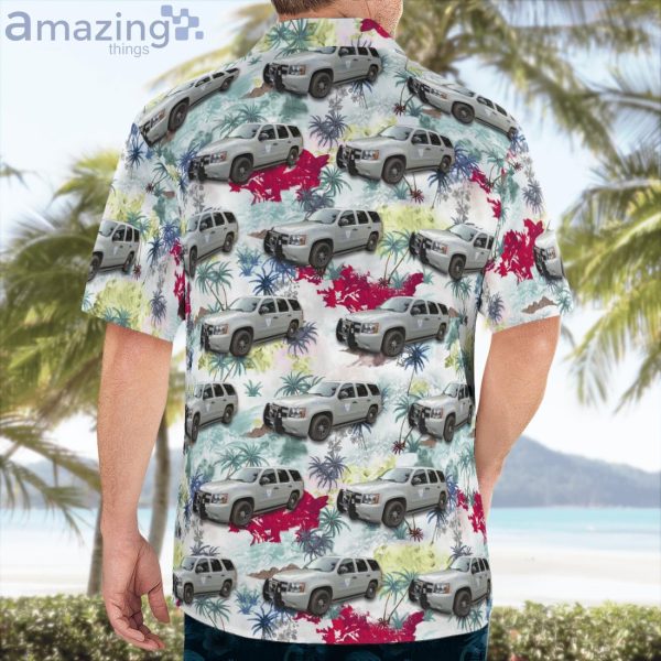 Rhode Island State Police Chevrolet Tahoe Hawaiian Shirt Product Photo 4