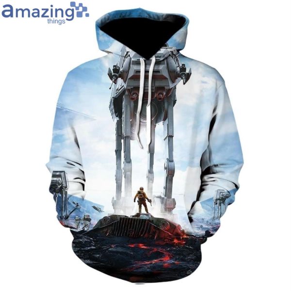Robot Star Wars Darth Vader Movie All Over Print 3D Hoodieproduct photo 3
