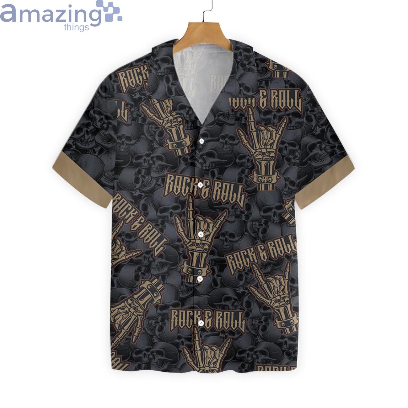 Rock And Roll Vintage Hawaiian Hawaii Shirt For Men And Women Product Photo 1