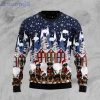 Rottweiler Family Winter Snow Ugly Christmas Sweater