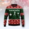 Running Plan For The Day Best Gift Ugly Christmas Sweater