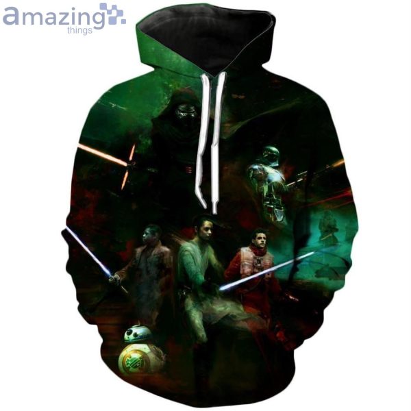 Sabers At The Ready Star Wars All Over Print 3D Hoodieproduct photo 5