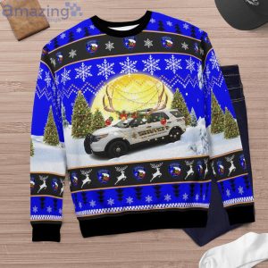 San Jacinto County Sheriff Ford Interceptor Suv Texas ChristmasSweater Product Photo 6