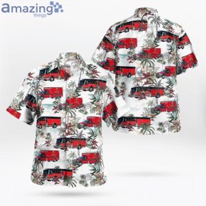 Sanford Fire Department Red Car Lover Hawaiian Shirt Product Photo 1