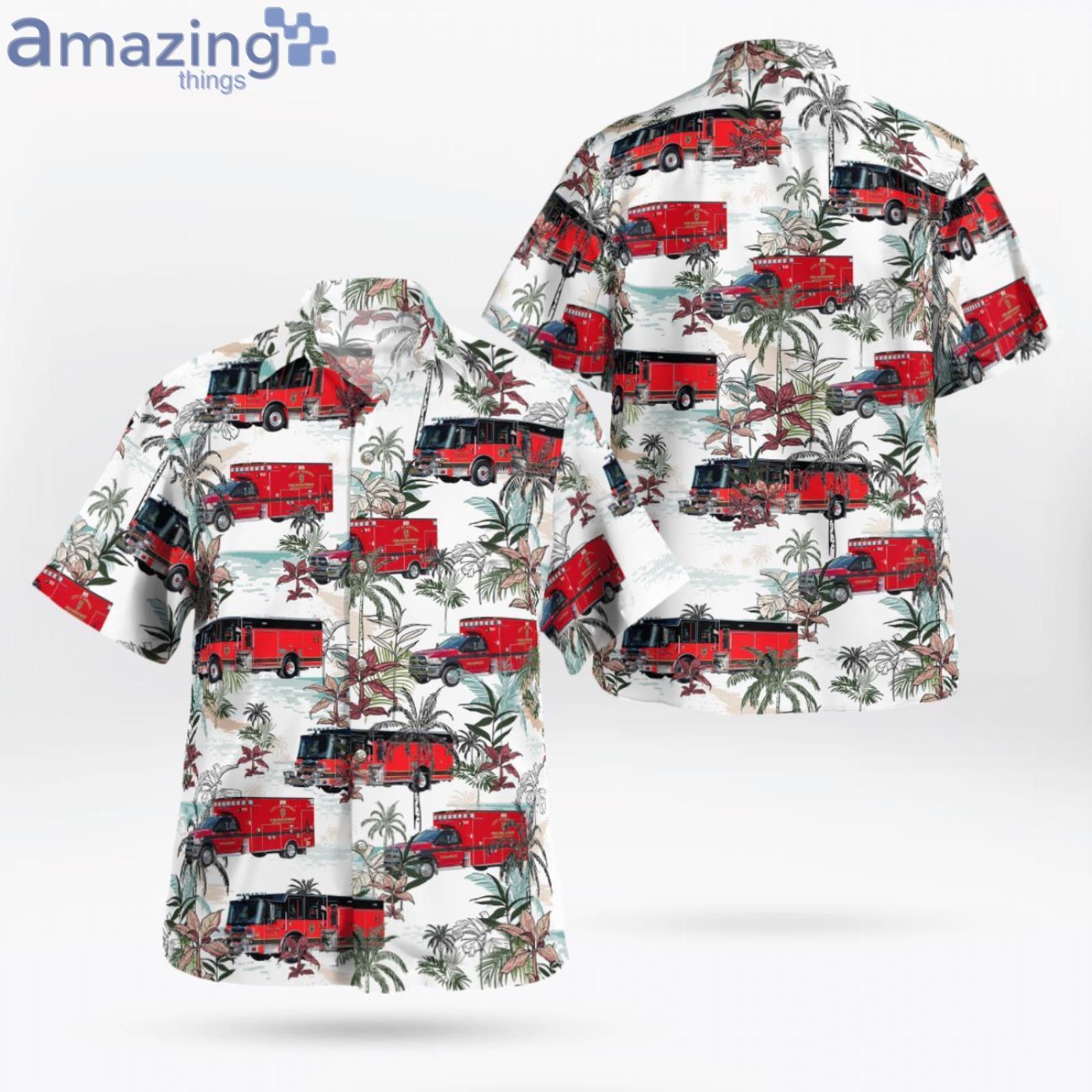 Sanford Fire Department Red Car Lover Hawaiian Shirt image Sanford Fire Department Red Car Lover Hawaiian Shirt Product Photo 1 Product photo 1