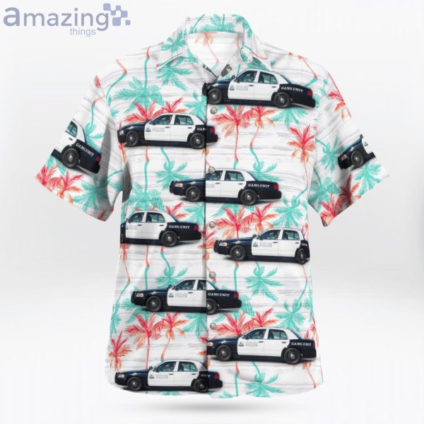Santa Ana Police Department Ford Crown Victoria Gang Hawaiian Shirt Product Photo 2