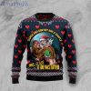 Santa And Bigfoot Are A Couple Christmas Ugly Sweater