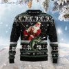 Santa Claus Fishing Fishing Lover Ugly Christmas Sweater