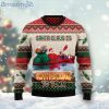 Santa Claus Is Kayaking To Town Ugly Christmas Sweater