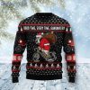 Santa Claus Love Biking Funny Santa Ugly Christmas Sweater