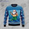 Santa Claus Mermaid  Funny Santa Ugly Christmas Sweater