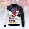 Santa Claus My Life Is Going Downhill Ugly Christmas Sweater