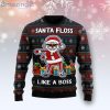Santa FlossLike A Boss Ugly Christmas Sweater